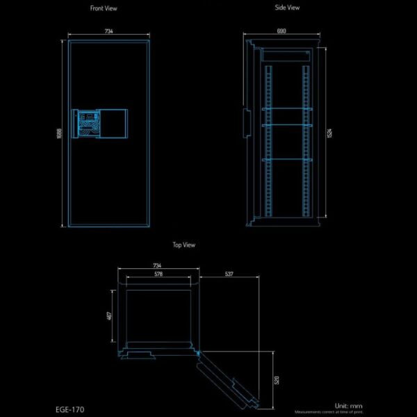 LUCELL AEGIS Safe EGE-170-BZ-FP 02