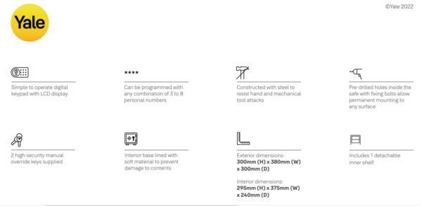 Yale Standard Safe YSS 300 DB2 04